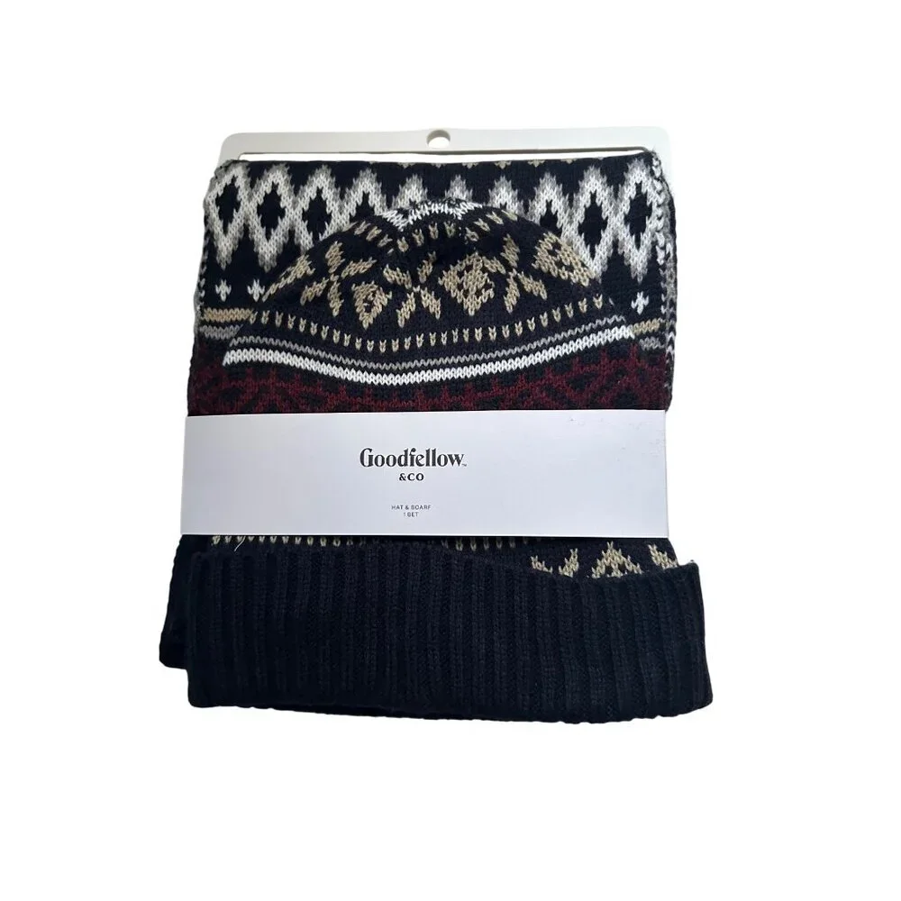 Goodfellow & Co Scarf & Beanie Gift Set~ New w/Tag